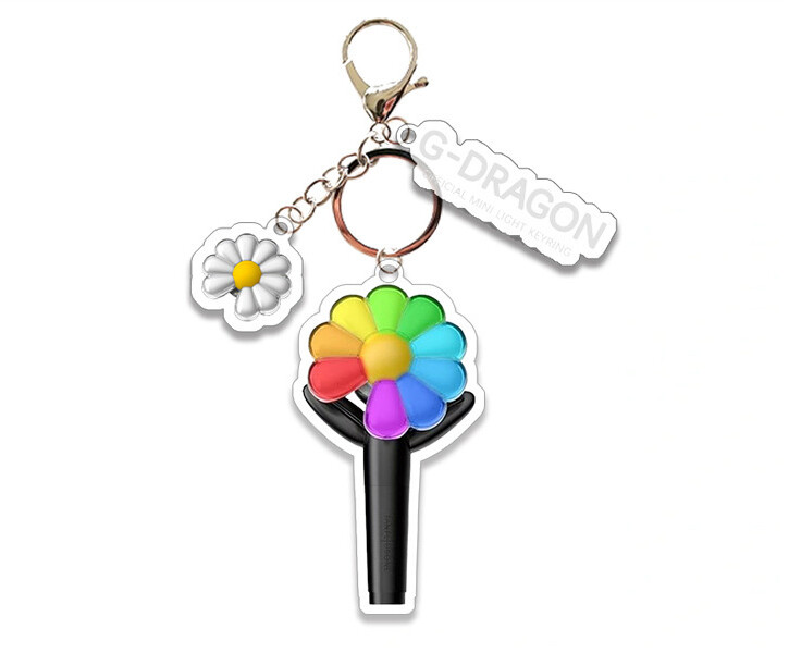 Kpop G-Dragon Light Stick Acrylic Keychain Pendant GD Accessory