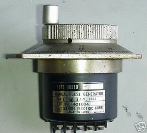 Lot of (2) Sansei Manual Pulse Generator MPG #HD51D