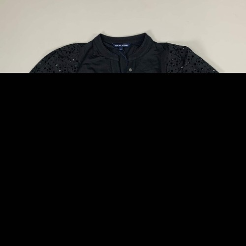 VERONICA BEARD Jeans Women's Coralee Top Lace Sleeves Sz-M Black J2406JY0330831 - 第 1/14 張圖片