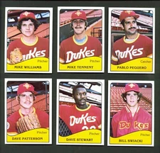 1979 TCMA Albuquerque DUKES #4 BILL SWIACKI Sturbridge MASSACHUSETTS Amherst