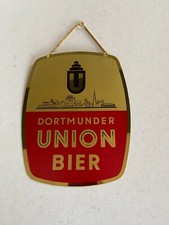 Dortmund, Dortmunder Union Bier, Messing-Schild, bestens erhalten