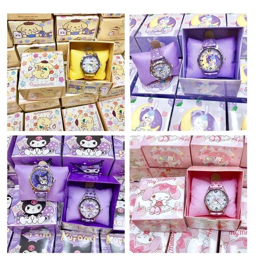 Reloj de cuarzo Sanrio-Hello Kitty, Cinnamoroll, Kuromi, My Melody, Pompompurin - Imagen 4 de 17