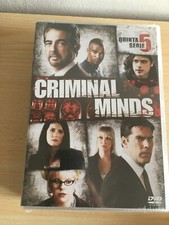 DVD CRIMINAL MINDS QUINTA 5 SERIE COMPLETA Nuovo (R)   