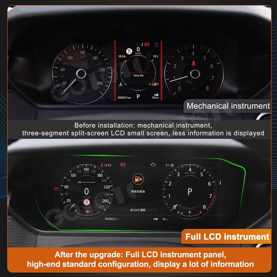 For Land Rover Range Rover Sport L494 14~17 LCD Digital Cluster ...