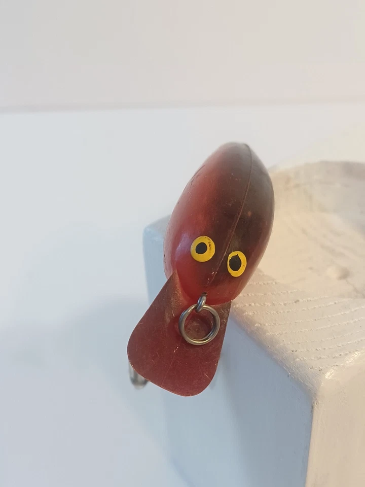 Señuelo de pesca BLAKEMORE Trouble Shooter naranja marrón 1,5" ultraligero TS200 de colección Foto 2 de 4