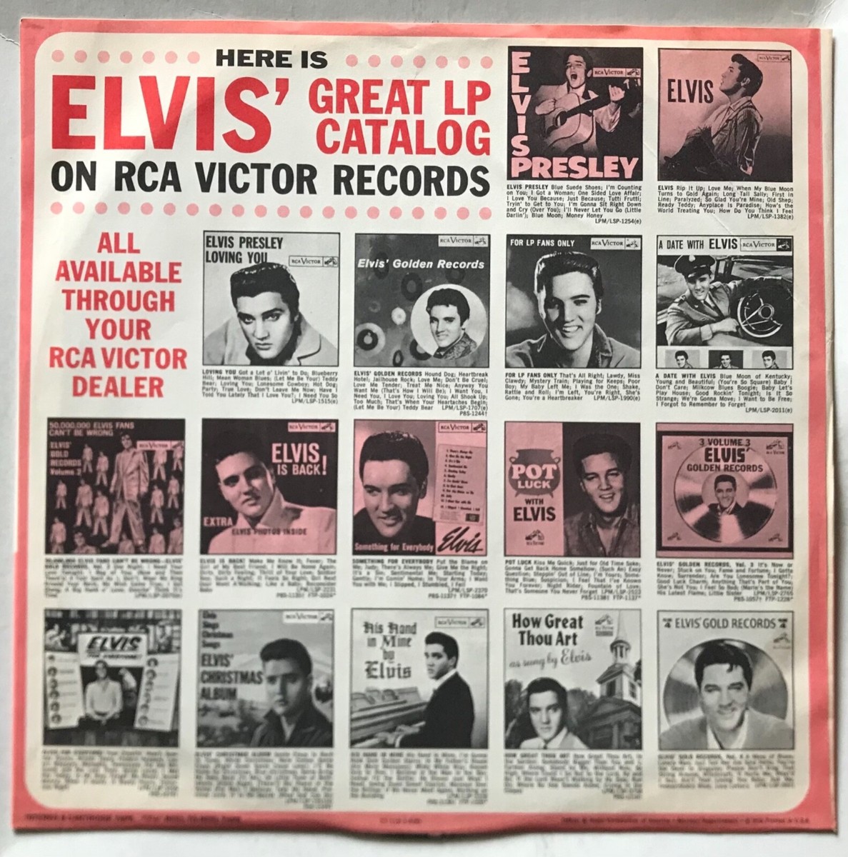 Elvis Presley King Creole US(米)盤 LP Mono Elvis Presley – King Creole – Vinyl (Rockaway Pressing, LP