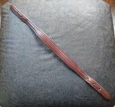 Vintage Congress Cut Leather Crown Strap for Western Show Halter