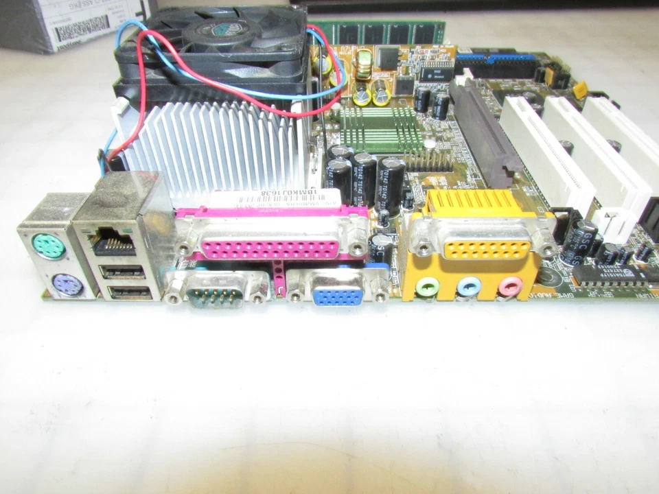 ASUS A7V-VM(MOCHA-GLA)/HP (R3.04) + CPU + 1GB RAM - Image 2 of 2