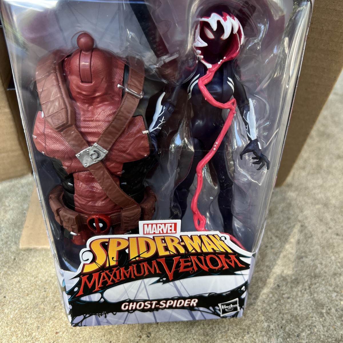 Marvel Legends Spider-Man Maximum Venom Ghost Spider Action Marvel Legends Spider-Man Maximum Venom Ghost Spider Action