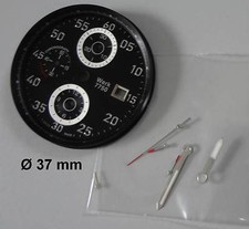 Zeigersatz (6 Zeiger) für ETA/VALJOUX Automatik-Werk 7750 (#470-Z) + Zifferblatt