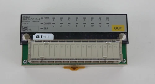Omron SRT2-OD16-1 Remote I/O Terminal, 16 Outputs, PNP, 24VDC