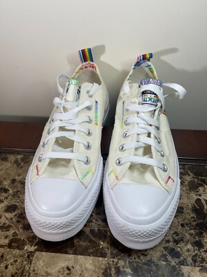 Converse CT All Star A02264C Lift Platform Ivory Unisex Sneakers Size M6/W8 S2