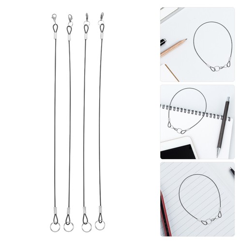 4pcs Trinkets Anti-Lost Lanyards Anti-Lost Goods Lanyard With Clips Universal - 第 3/12 張圖片