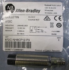 Allen Bradley 872C-NH8CP12-P3 Ser E Inductive Proximity Sensor 319881 No Washers