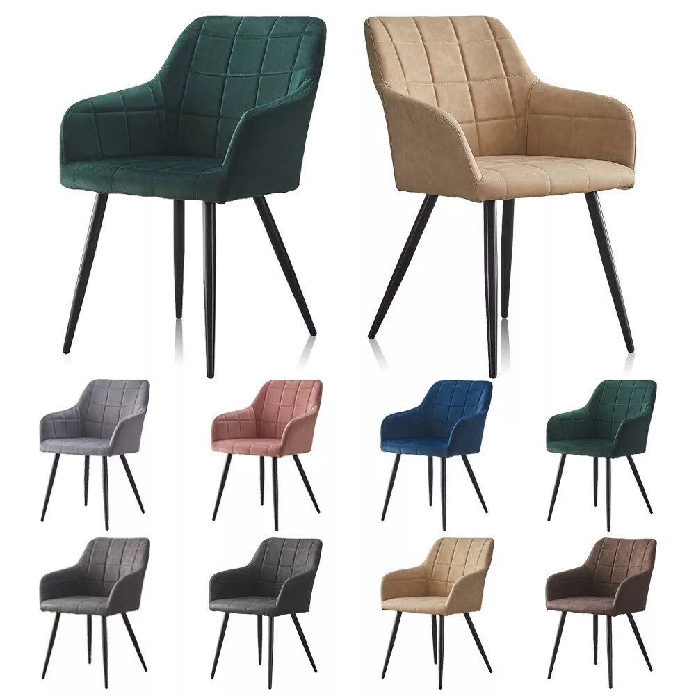 Leather carver 2024 dining chair