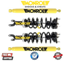Front Complete Strut Rear Shock Absorber 4pc Monroe Set For 09-12 Ram 1500 4wd Front Complete Strut Rear Shock Absorber 4pc Monroe Set For 09-12 Ram 1500 4wd