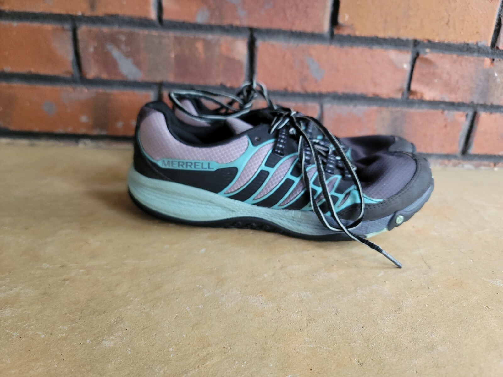 Scarpa da trail running Merrell donna All Out F nera blu taglia 8 J06332