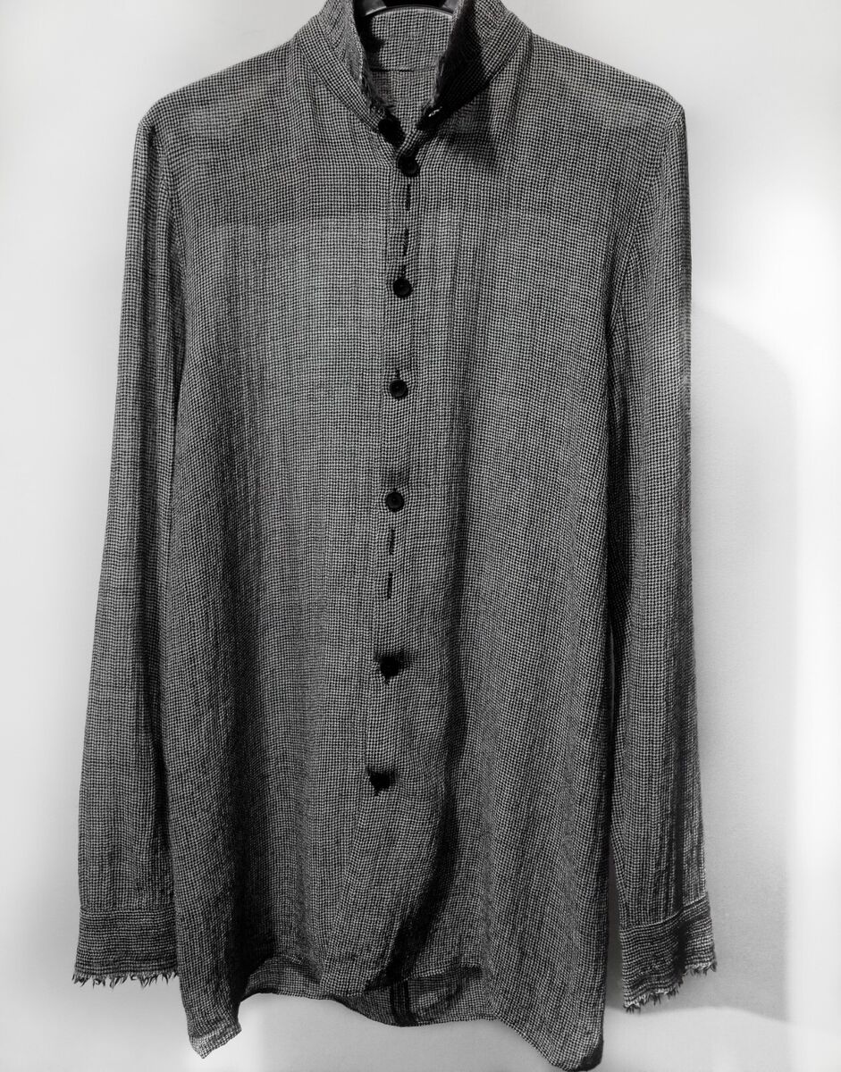 John Alexander Skelton - Houndstooth Raw Shirt, Elena Dawson John Alexander Skelton - Houndstooth Raw Shirt, Elena Dawson