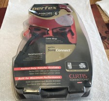 Perfex 6 Printer Cable W/ Cable Wrap, New In Package And Curtis Connections