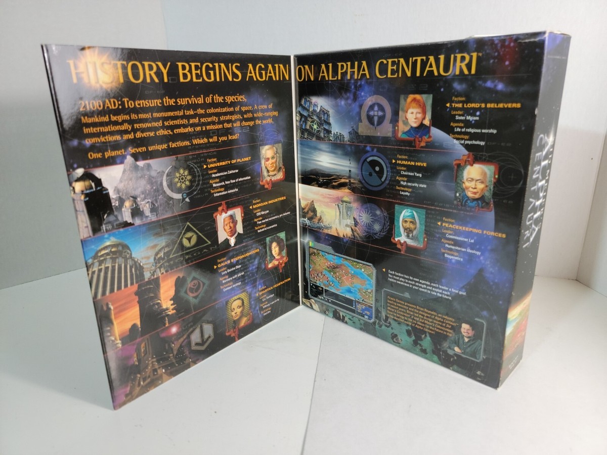 Sid Meier's Alpha Centauri (PC, 1998) for sale online | eBay