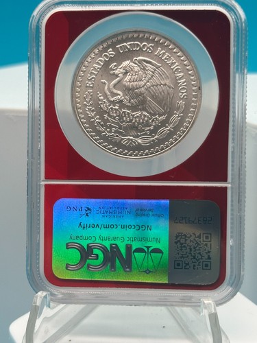 1995-MO NGC MS69 ONZA .999 1oz SILVER LIBERTAD Premium Highest Graded - Picture 2 of 2