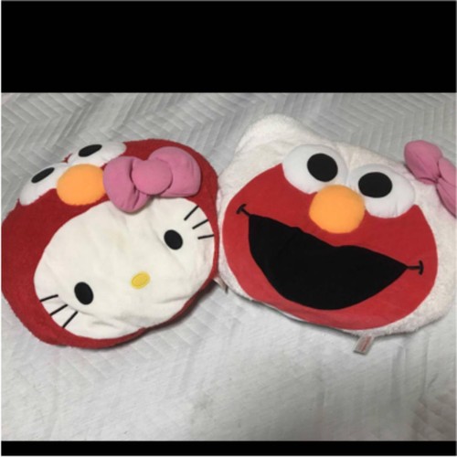 hello kitty elmo plush