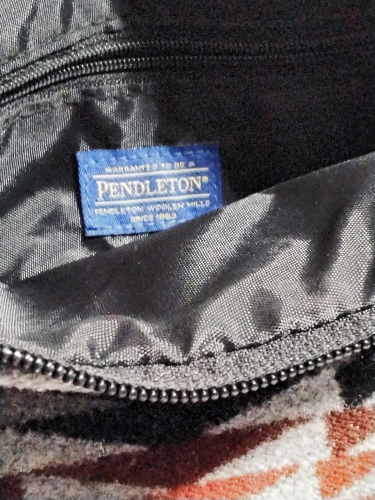 Pendleton Purse Multicolor Pattern Leather Strap … - image 13