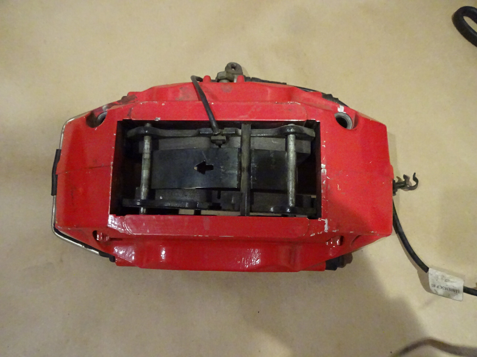 McLaren 650S - LH Rear Brake Caliper With Pads / CCM Red- P/N 11C0485CP R5