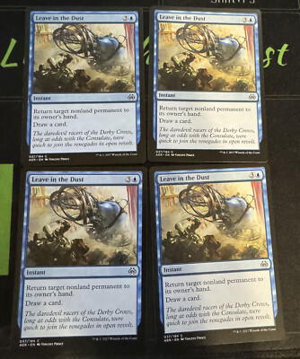 Leave in the Dust x4 Aether Revolt Magic the Gathering MTG