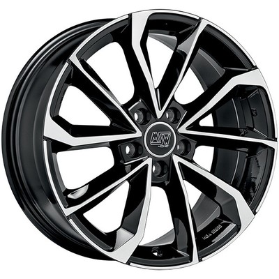 ALUFELGE MSW MSW 42 FUR JEEP COMPASS 4XE 8X18 5X110 GLOSS BLACK FULL POLISH 8UD