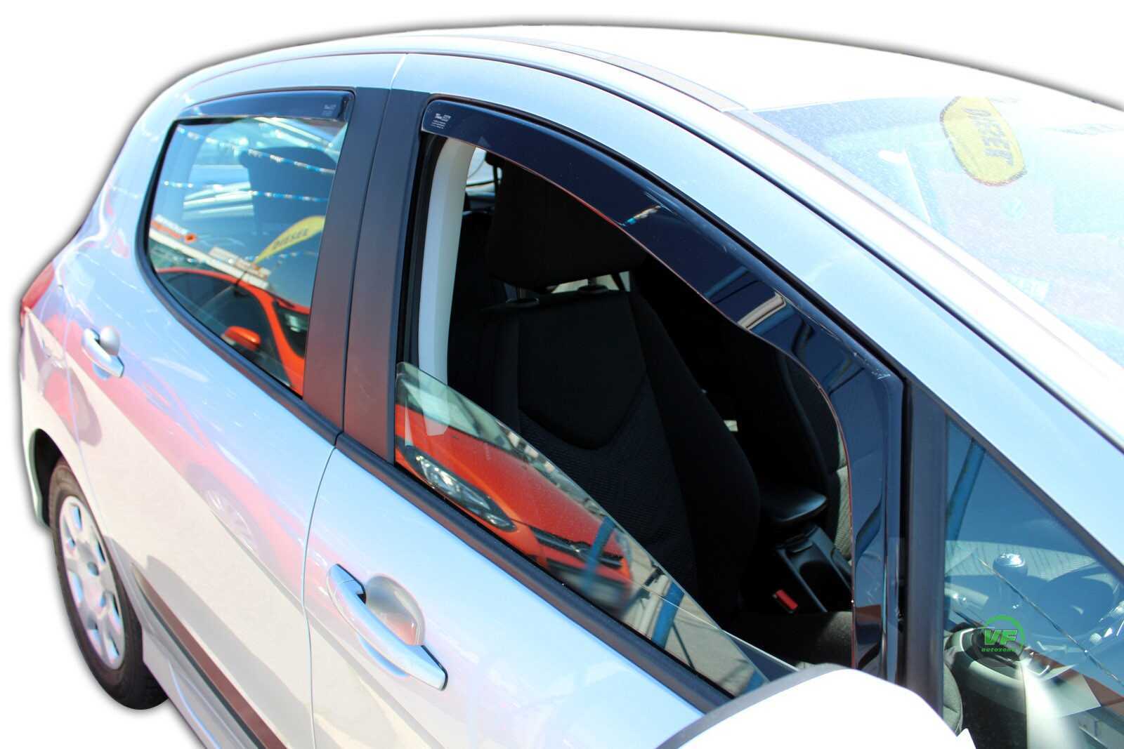 SET OF 4 HEKO TINTED WIND DEFLECTORS for PEUGEOT 308 hatchback 20072013 eBay