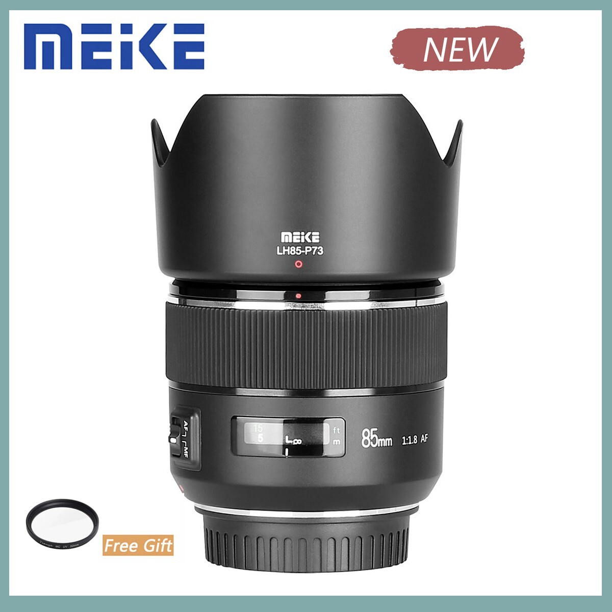 Meike 85mm Auto Focus Full Frame Telephoto Portrait Prime