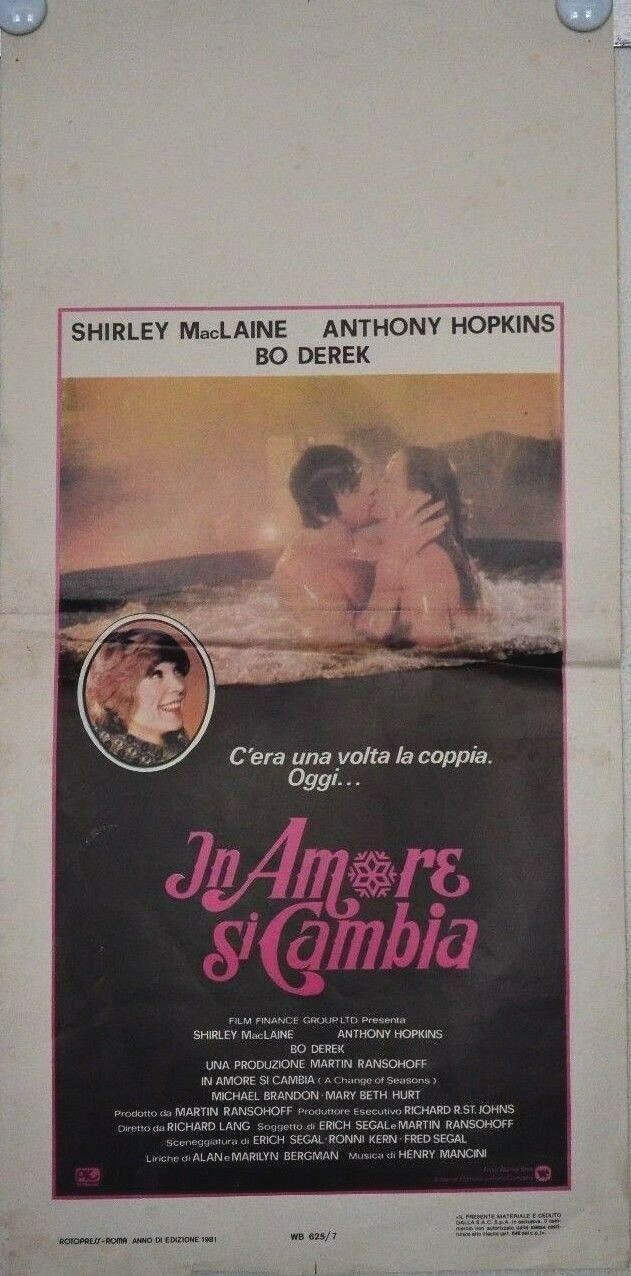 Locandina originale film In amore si cambia (1980) - Regia di Noel Black, Richard Lang