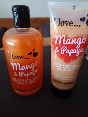 I Love...Dusch- und Badegel - Bath & Shower Mango & Papaya 500 ml +ShoweSmoothie
