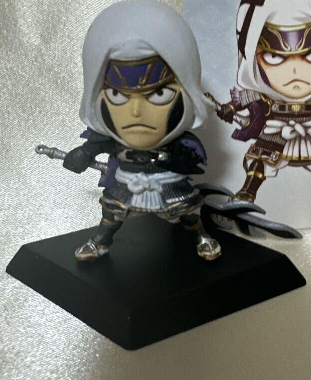 Japanese anime Samurai Warriors 3 Mini figure Kenshin Uesugi