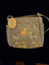 Cudlie Diaper Bag Blue Duck Pond Insulated