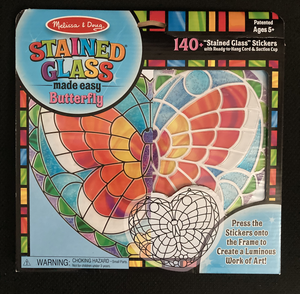 melissa and doug stained glass butterfly