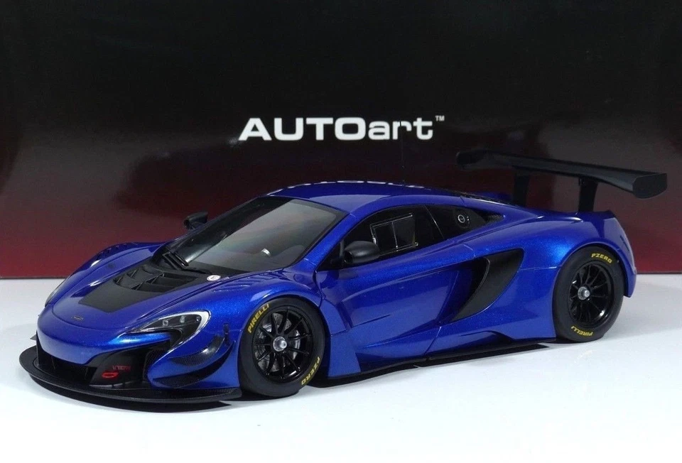 Mclaren 650S GT3 (Azul / Black. Accents) Año 2017 AUTOart 81641 1:18 Nuevo - Imagen 4 de 4
