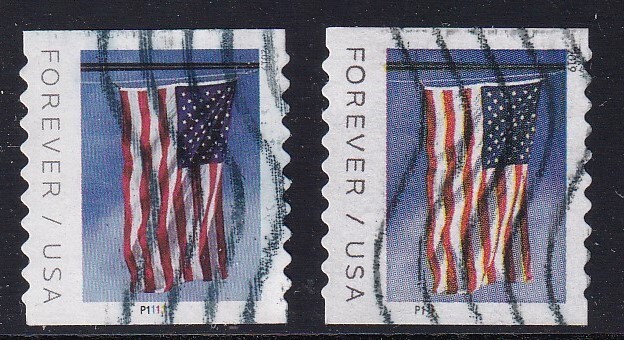counterfeit navy pier flag coil PNC (with original)