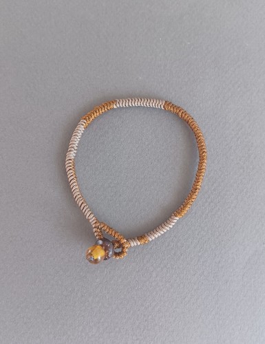 The Buddhist knitting Hand Woven Men's Bracelet 2 colors for option - Picture 3 of 5