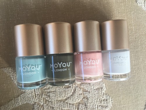 new moyou london bundle job lot stamping varnish polish pink