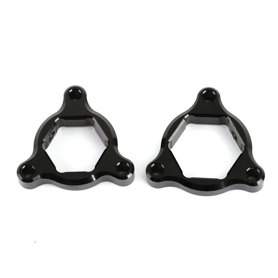 Fork Pre Adjusters Black 19MM Fit for Kawasaki Z1000 07-12 Ninja ZX6R 07-08  AV - Image 4 of 4