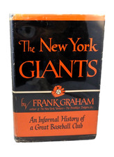 THE NEW YORK GIANTS An Informal History 1952 First Edition Sports Baseball