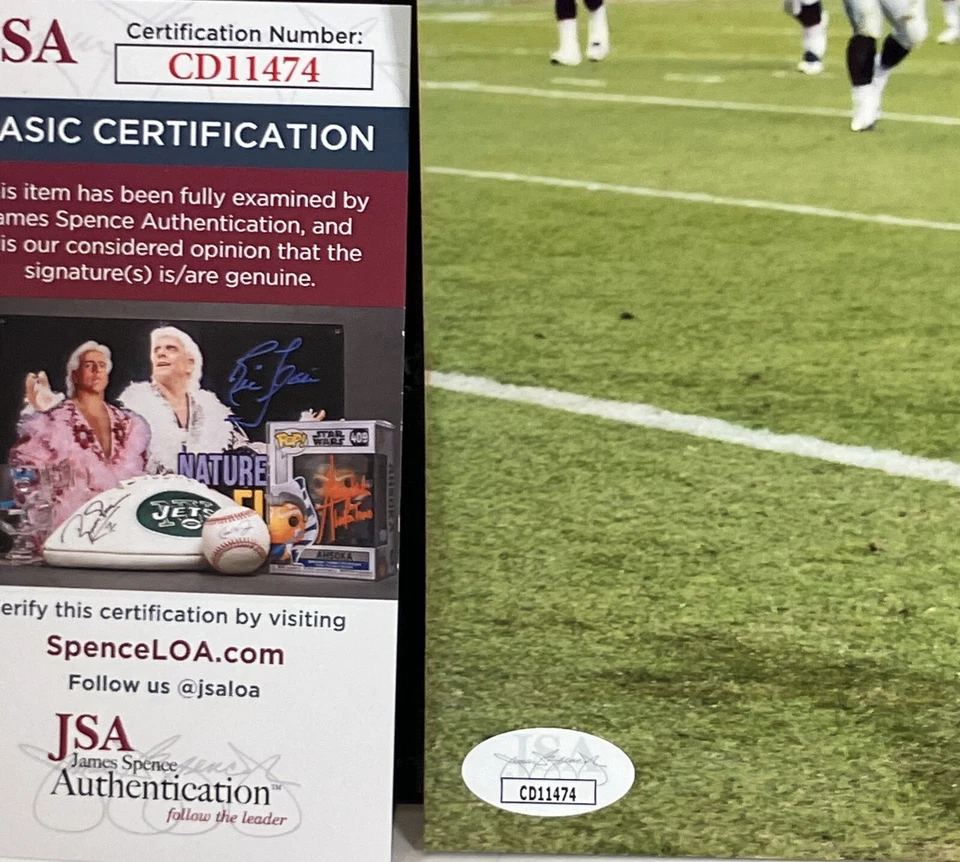 Julius Thomas Denver Broncos Autographed 8x10 Photo JSA COA - Image 2 of 2