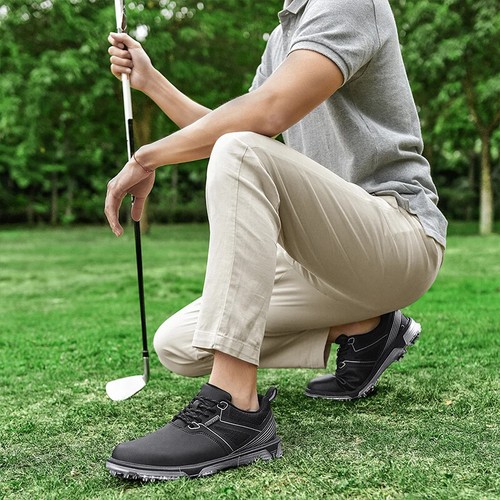 Profi Herren Golfschuhe Bequem Golf Sneaker Rutschfest Leicht - Bild 24 von 26