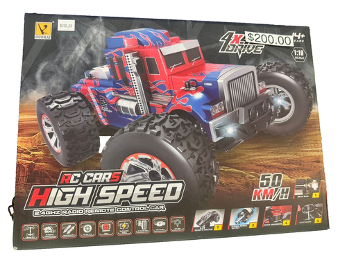2.4G RC High Speed Truck Toys 1/10 Remote Control Climbing Vehicles Toy