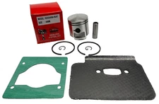 NEW PISTON KIT & TOP END GASKET SET, FITS HUSQVARNA 150BT 350BT BACK PACK BLOWER