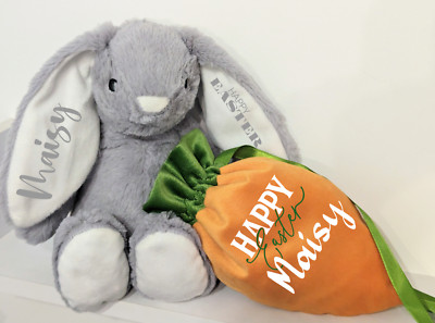 Geschenkset Ostern personalisiert Hase Karotte süß Tüte Eiersuche