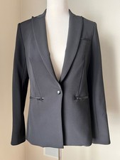 Veronica Beard Scuba Dickey Bi-Stretch Blazer Black sz. 4