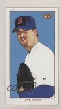 2002 Topps 206 Mini Blue Sweet Caporal Back Derek Lowe #377 0wq